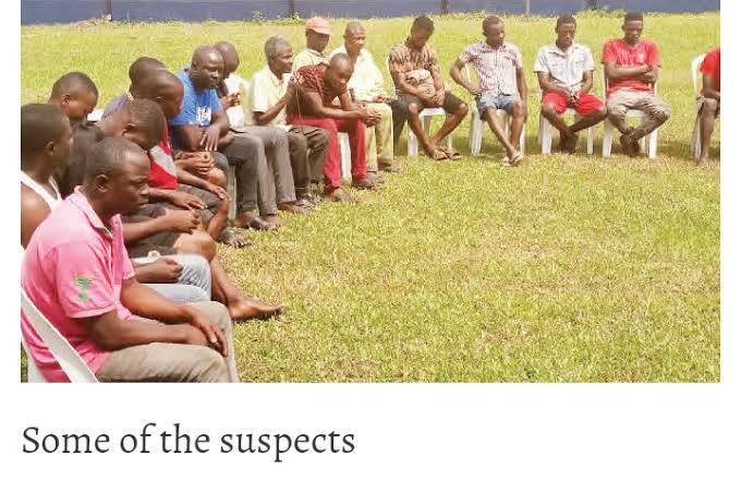 Breaking: 10 illegal oil refiners arraigned in Court, remanded in Prison