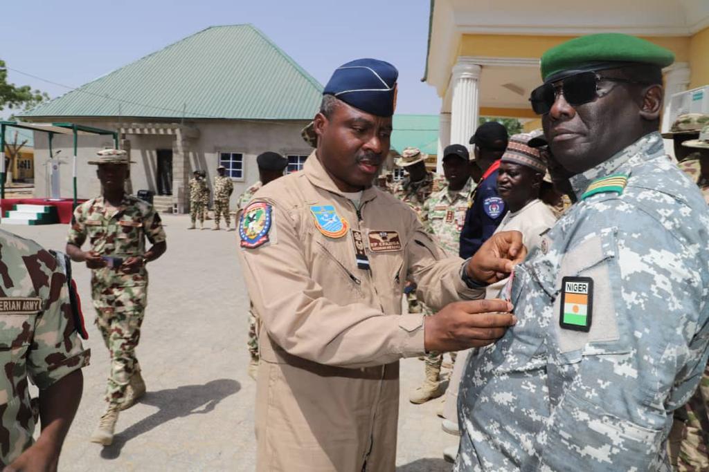 Theatre Commander Confers Medals on Wounded in Action Officers and Soldiers.