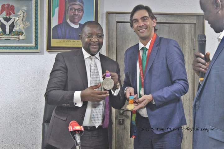 Nigeria’s Volleyball Development ; Federation Commends Sports Minister and Nimrod.