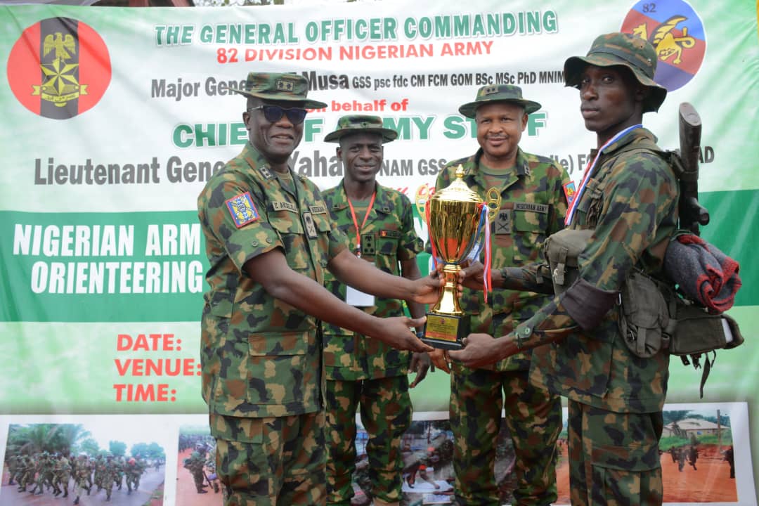 Nigerian Army Inter-Divisions Combat Orienteering Competition Ends As 82 Division Emerges Winner.