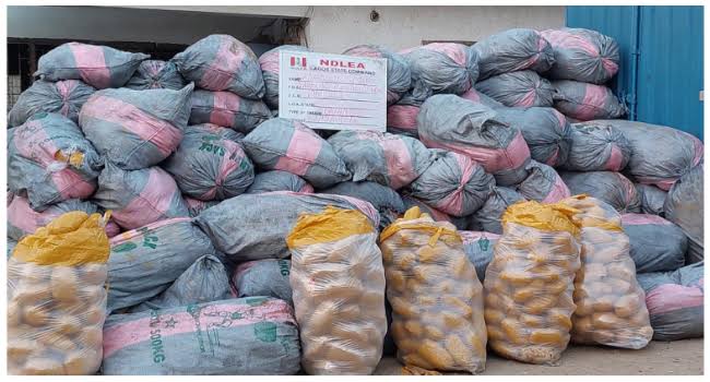 NDLEA Raids Factory supplying illicit drugs to Neighbouring countries.