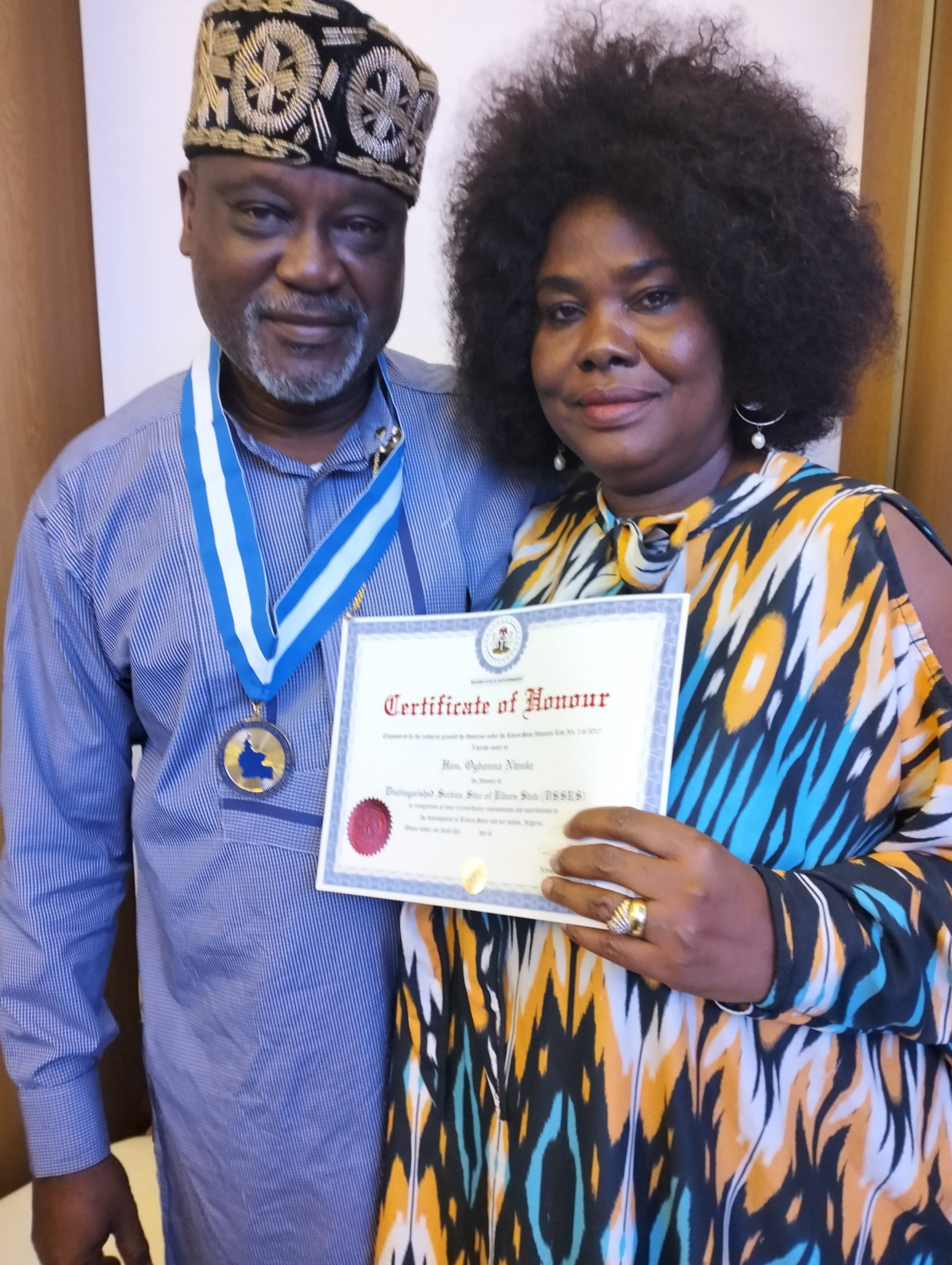 Nwuke,Others Receive Gov. Wike’s Certificate of Honour