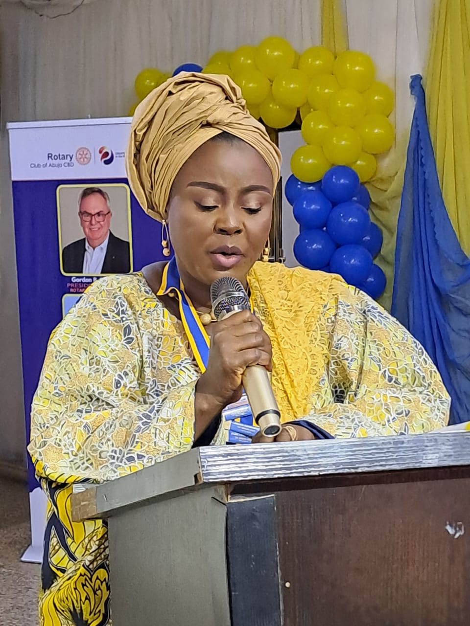 Rotary Club of Abuja Central Business District Gets New President.