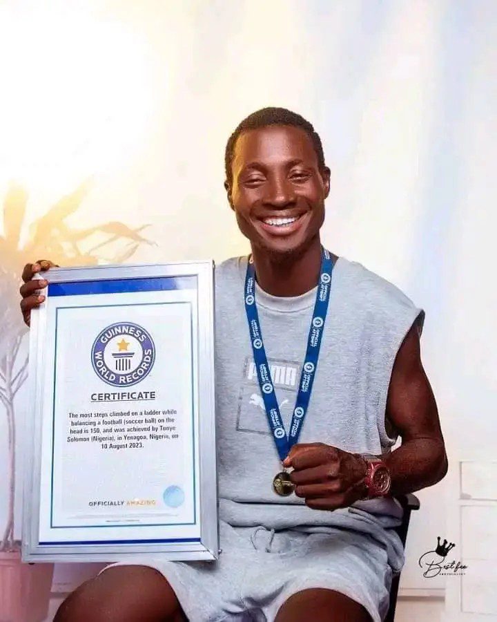Another Nigerian  Sets New Guinness World Record.
