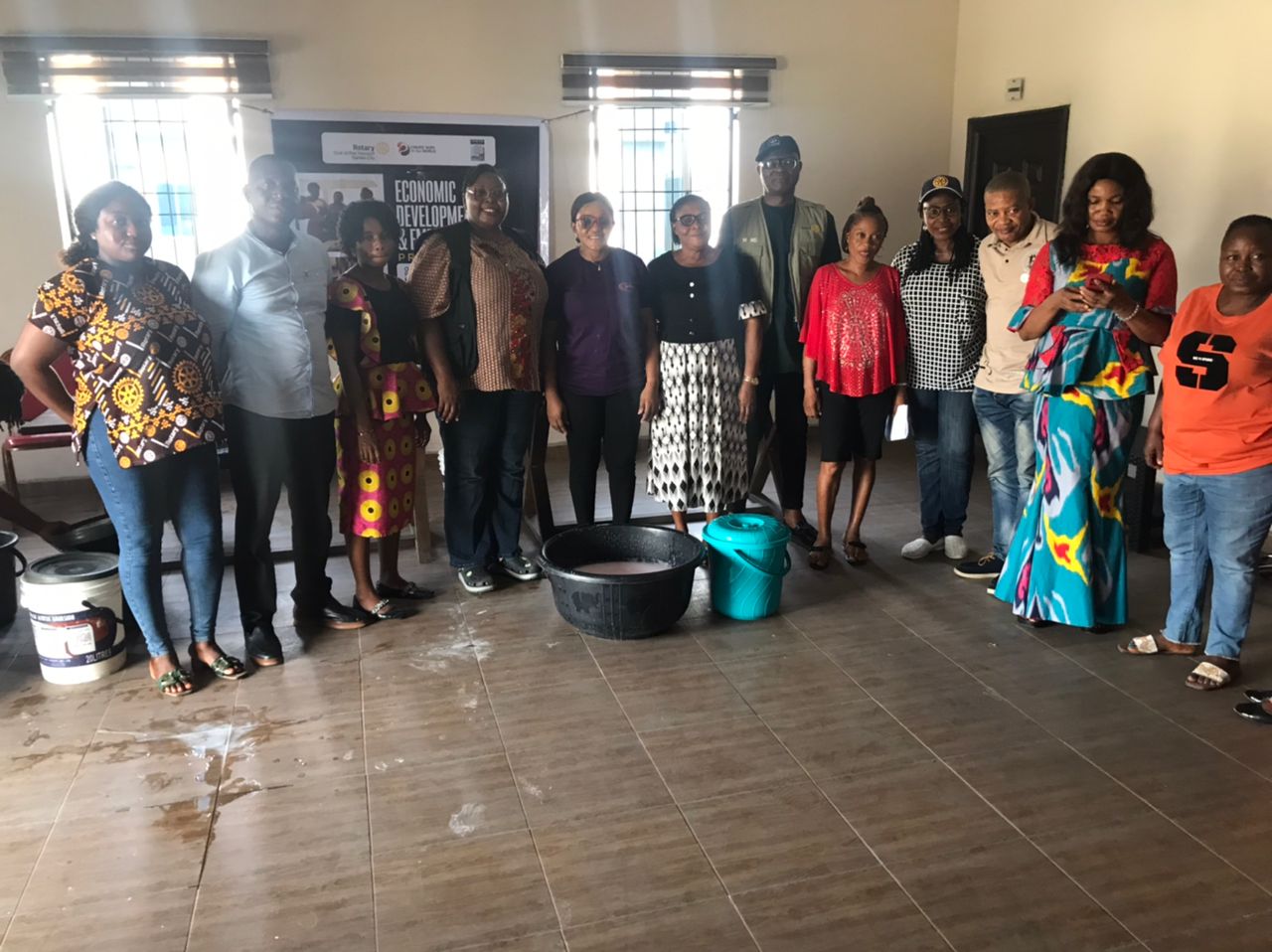 Rotary Club of Port Harcourt Garden City empowers Vulnerable Group with skills acquisition.