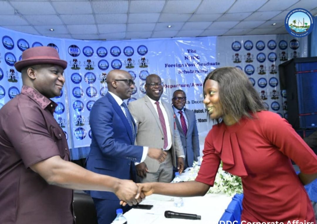 NDDC Presents Award Letters to Foreign Post Graduate Scholars.
