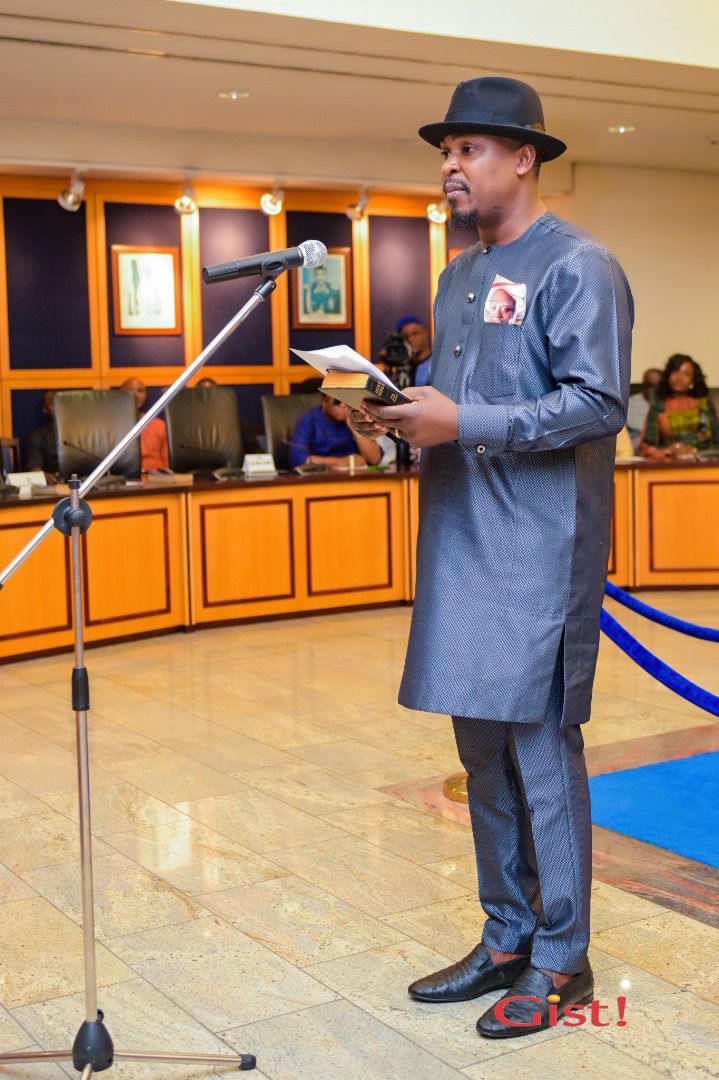 Emeka Woke Absent As Gov Fubara Re -Assigns Portfolios To Re- Sworn In Commissioners.