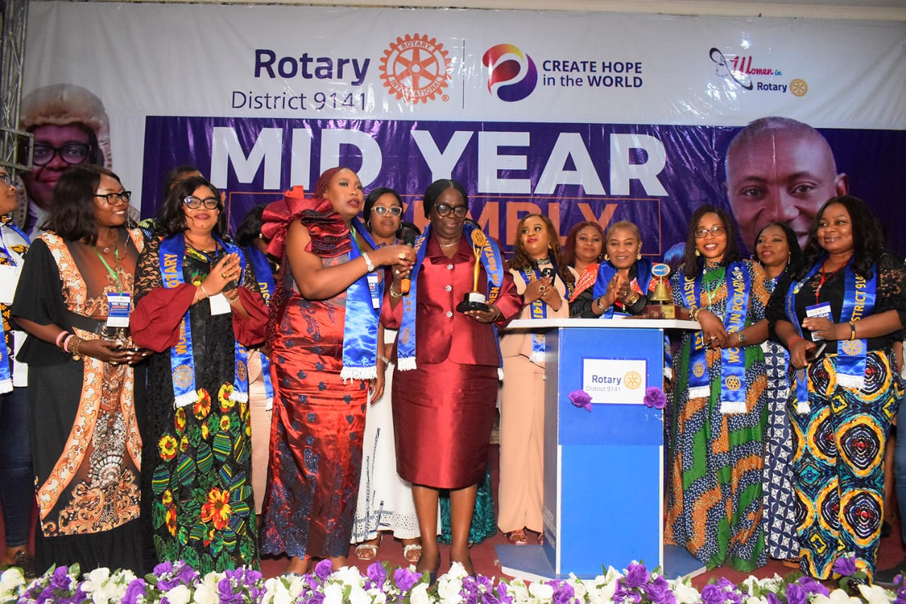 Women In Rotary Encouraged to Take Up Leadership Roles, as fifty indigene women Receive N50,000 Each For SMEs.