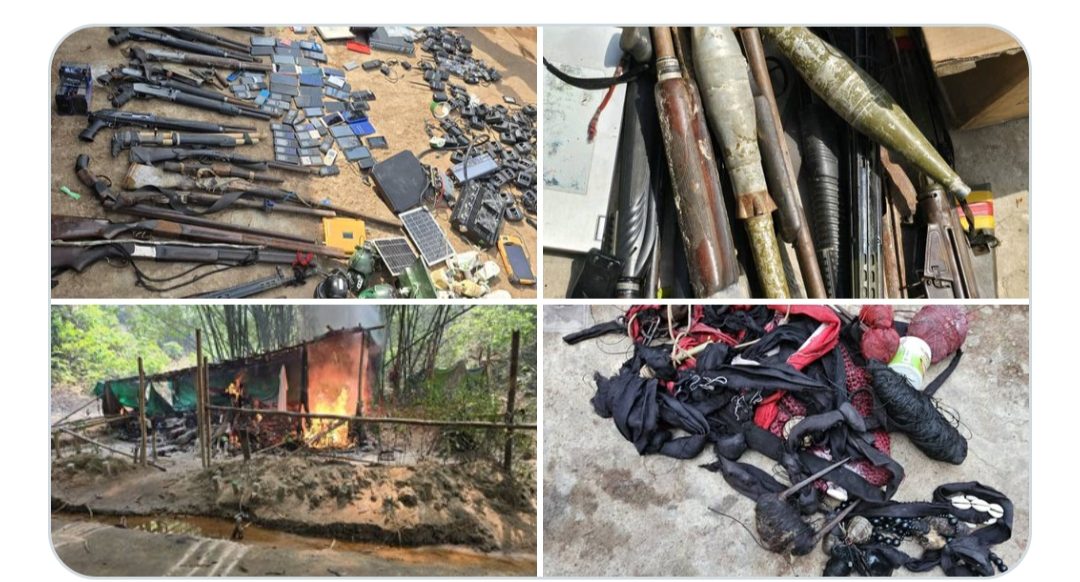 Nigerian Joint Task Force Troops Raid,Destroy IPOB Supreme Headquarters.