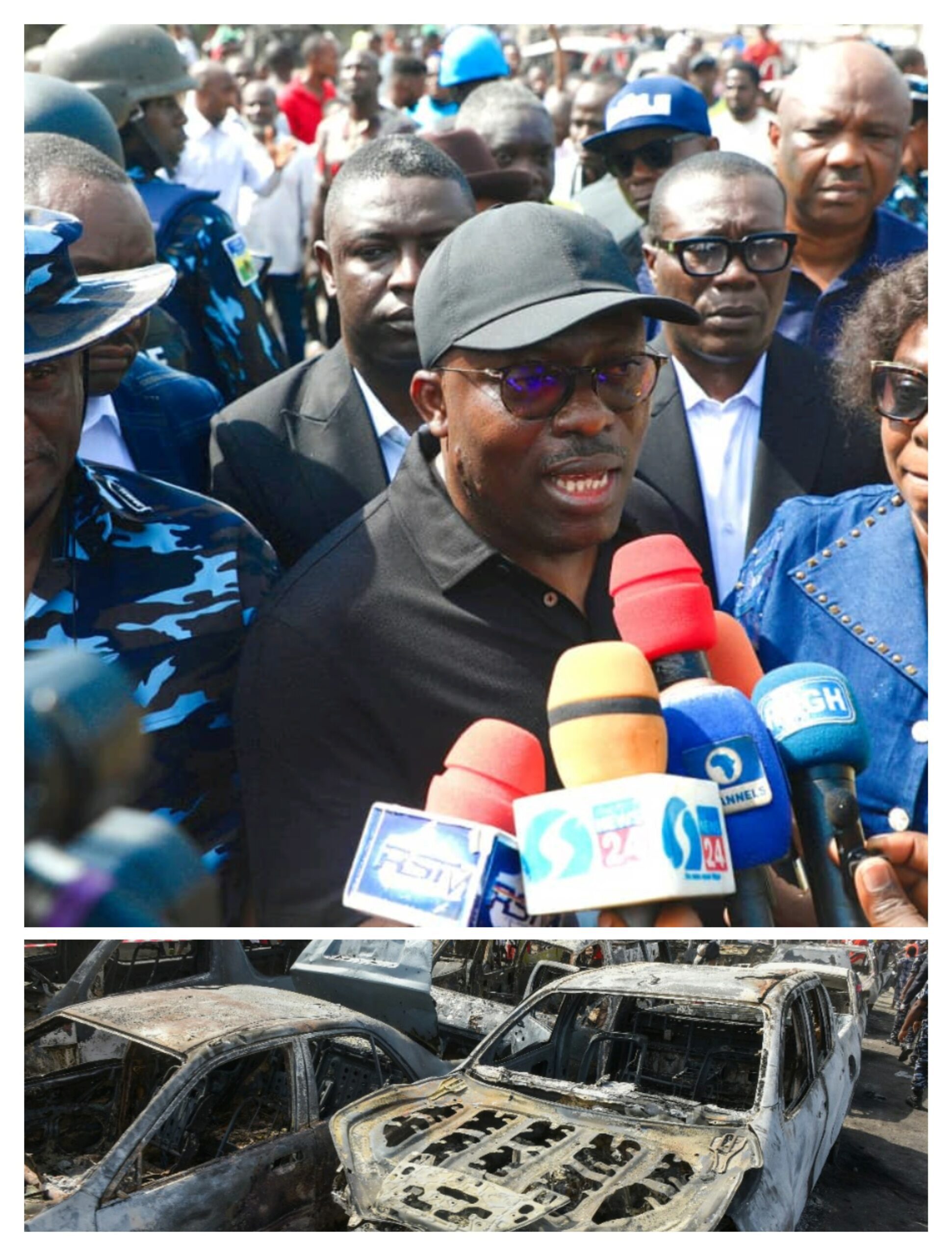 TANKER INFERNO: WE’RE SADDENED BY EXTENT OF CARNAGE – GOV FUBARA