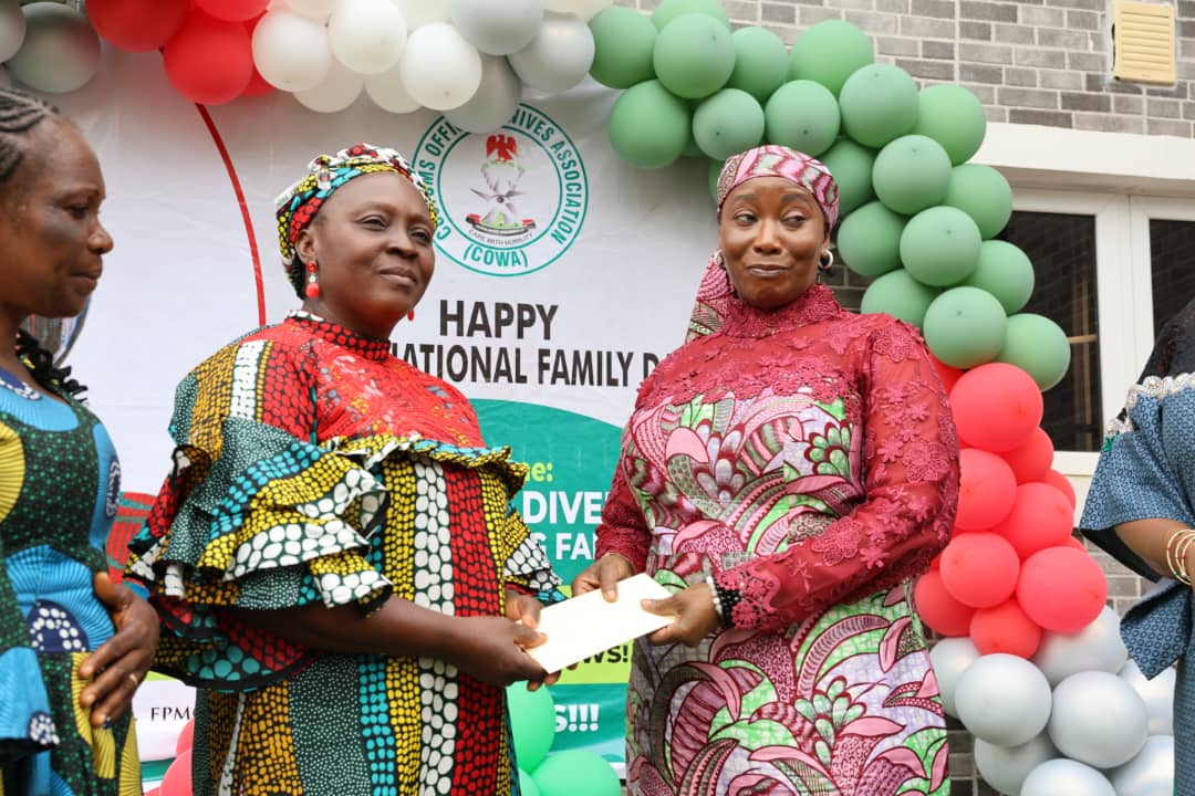 COWA President Gives Support to Widows of Fallen Customs Officers