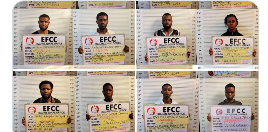 23 Internet Fraudsters Sentenced To Jail Terms in Oyo, Osun.