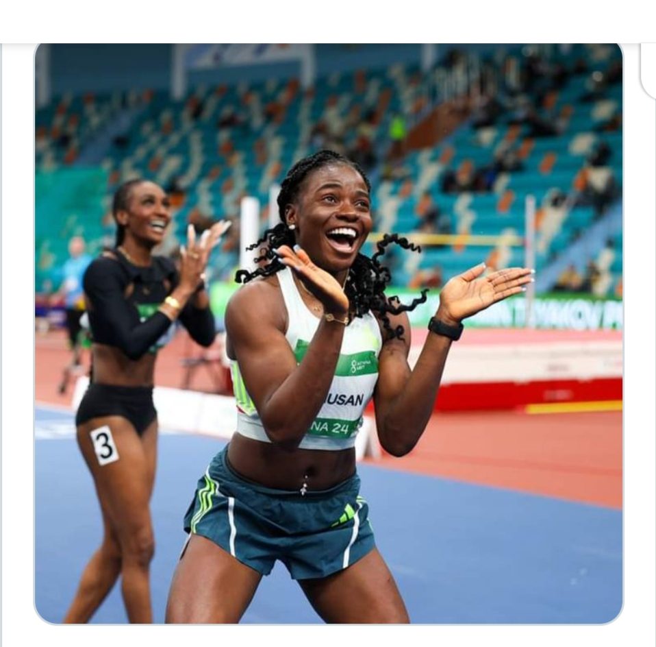 Nigeria’s Tobi Amusan sets new100M Hurdles World record in Jamaica.