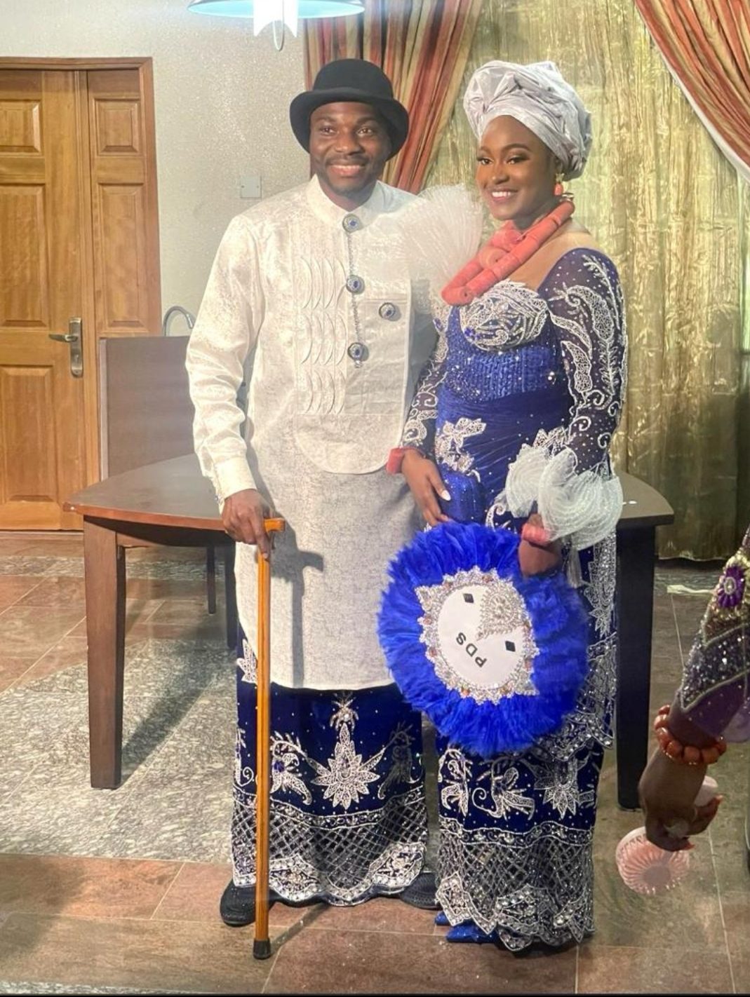 Great Day For Ezems Amadi’s Family as Daughter Sharon, Hearthrob, Wilson Perform Traditional Marriage .