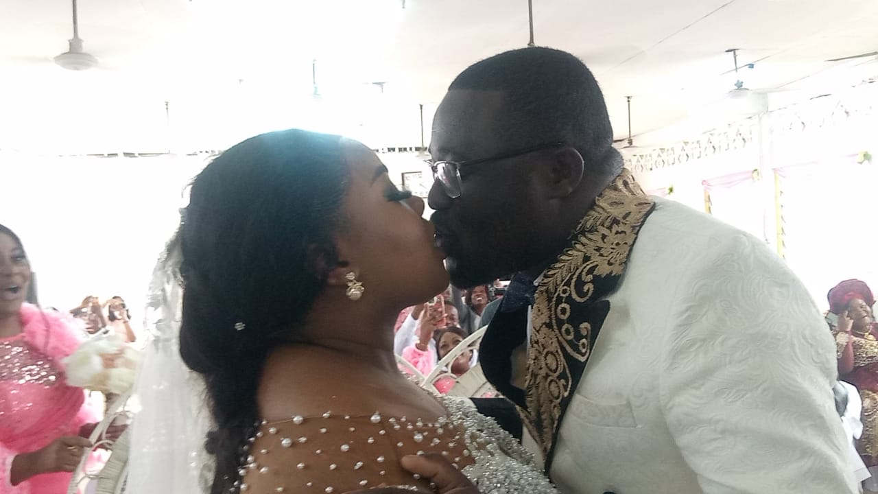 Glitz & Glam As Delali, Isaac Wed In Libreville,Gabon.