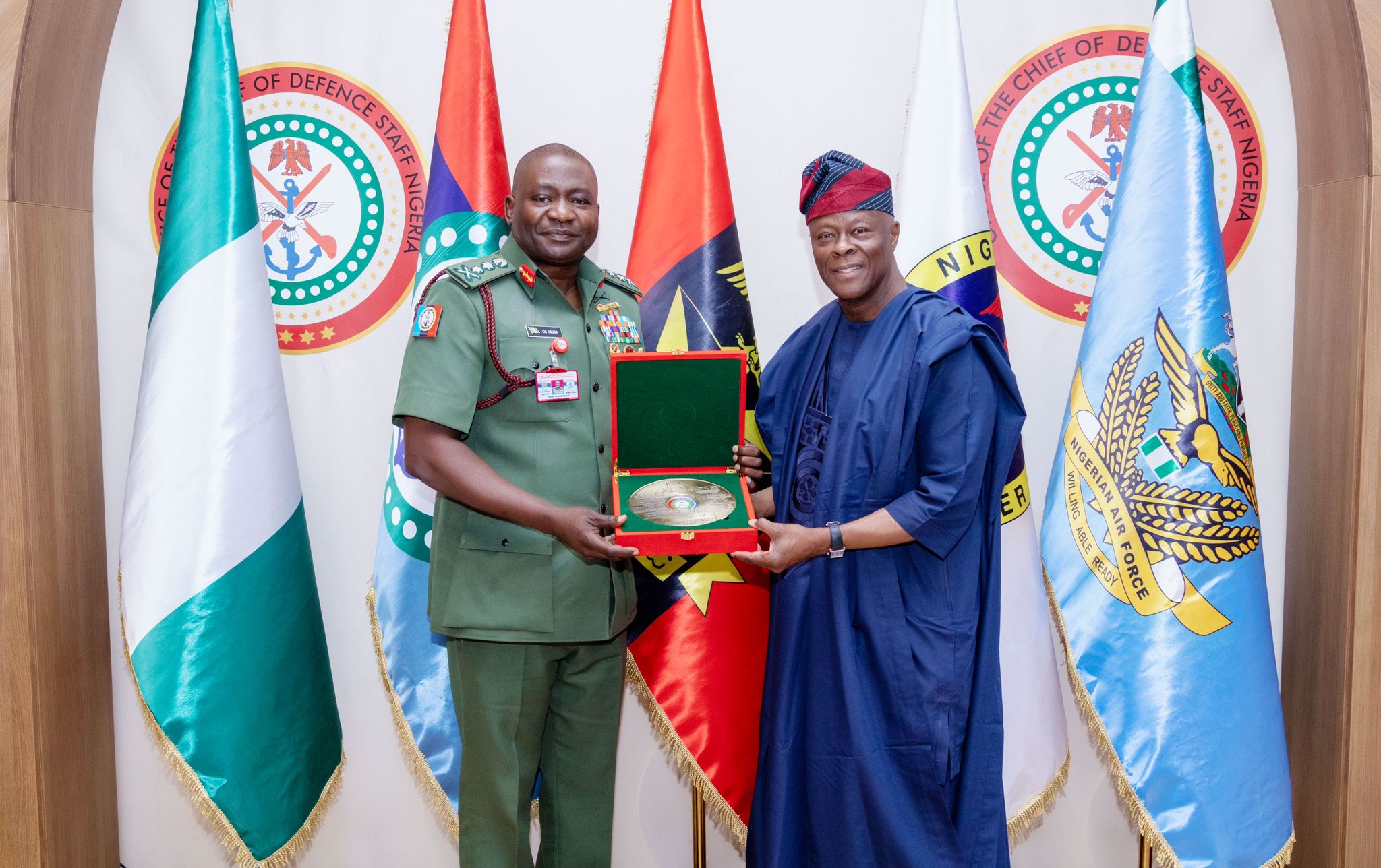 Nigeria’s Finance Minister And Defence Chief synergise To Secure Environment & Economy.