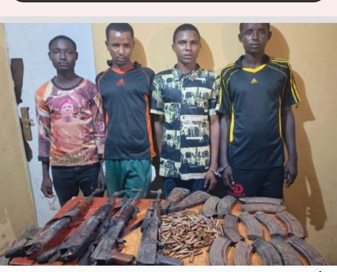 Police arrest four kidnappers in Abuja.