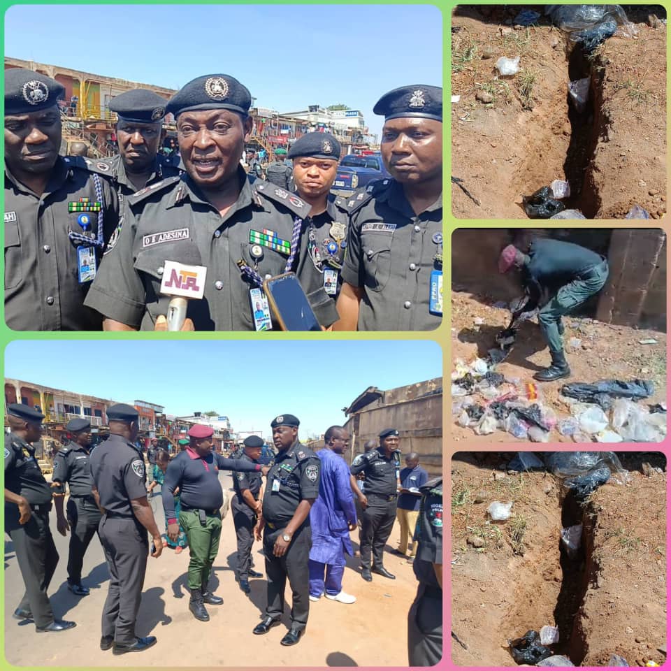 PLATEAU CP, ADESINA DECLARES AREA of FALSE BOMB SCARE FREE OF EXPLOSIVES.
