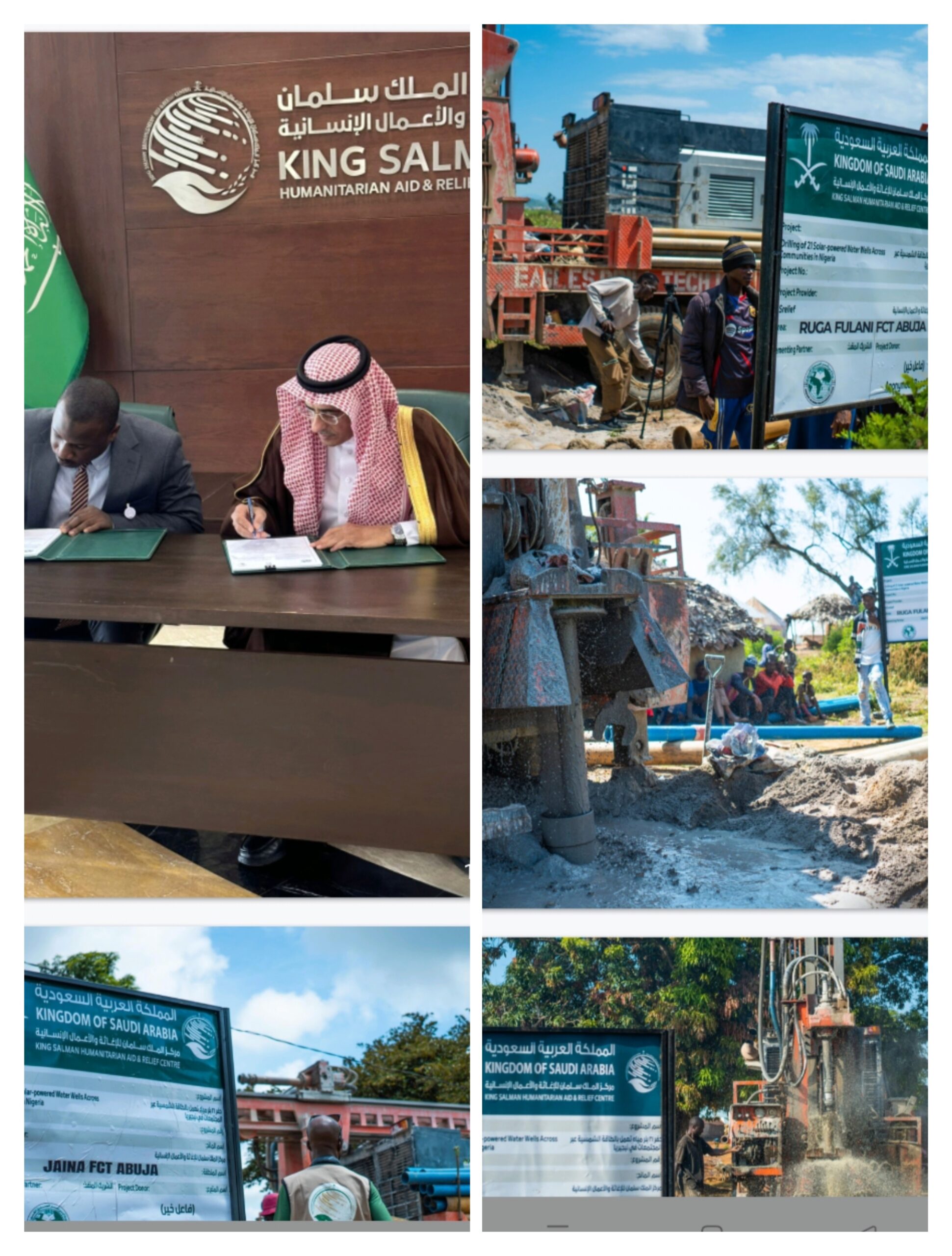 21 Solar-Powered Boreholes Construction Across Nigeria, Fully Funded by King Salman Humanitarian Aid and Relief Centre.