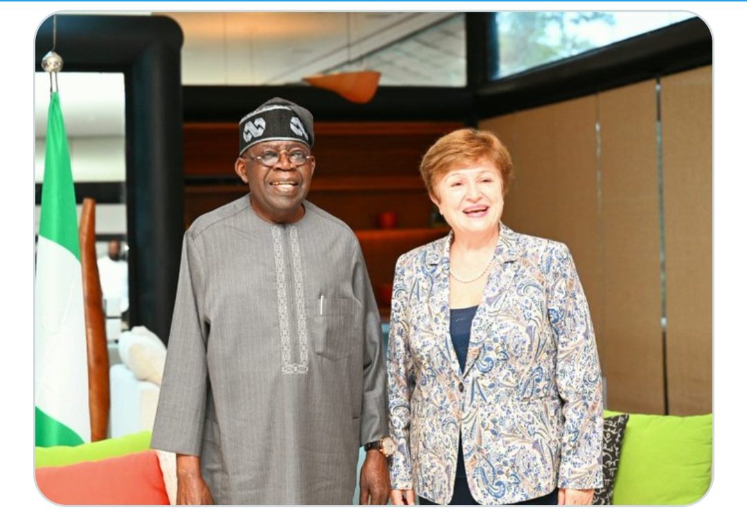 TINUBU TO IMF “WE SHALL CONTINUE TO PRIORITISE SOCIAL INVESTMENT PROGRAMMES”