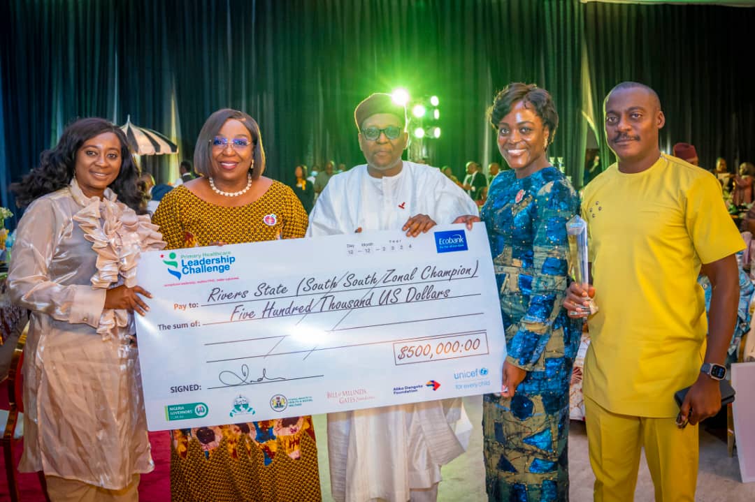 RIVERS WINS 2024 S’SOUTH PHC LEADERSHIP CHAMPION AWARD.