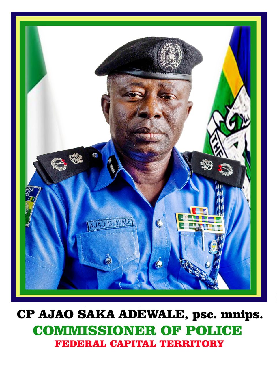 New FCT Police Boss Vows To Tackle Crime; Assumes Duty.