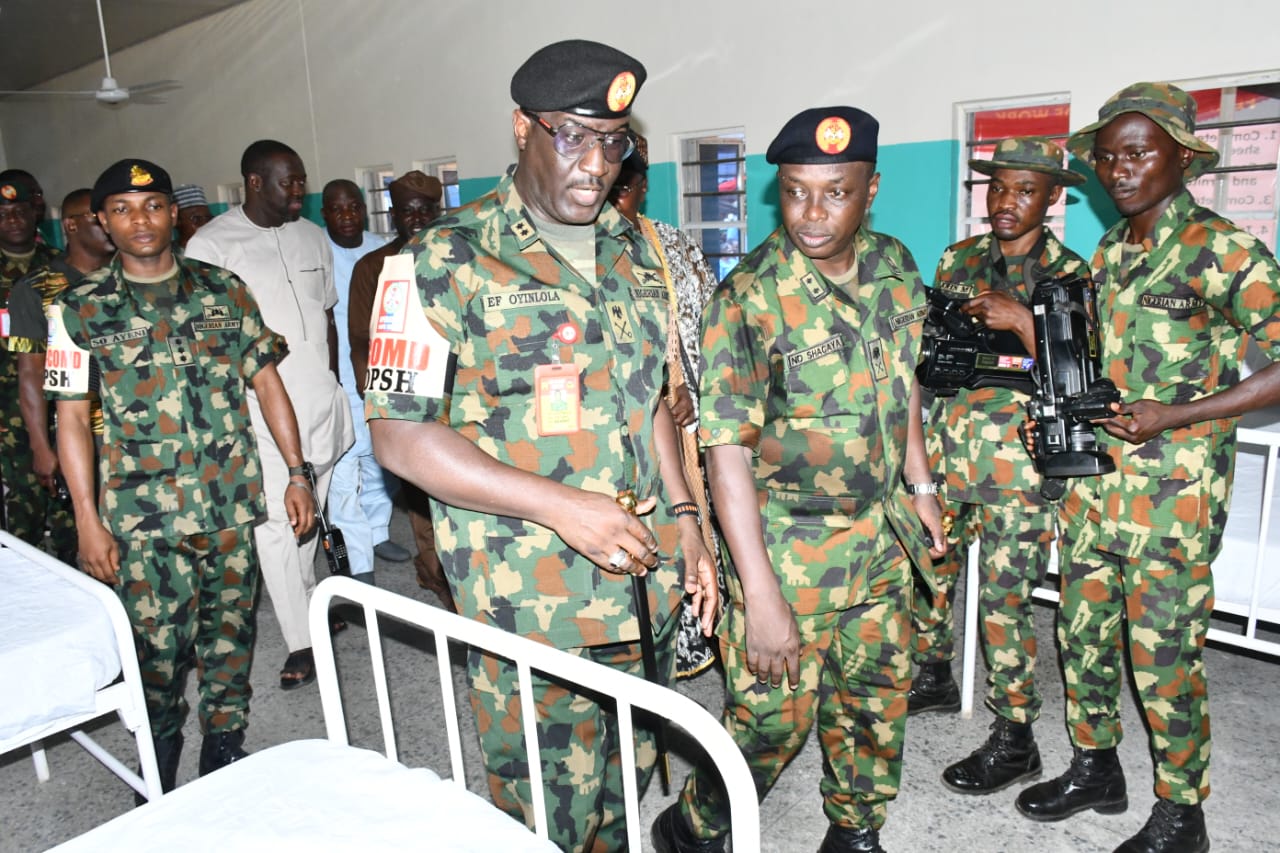 Nigerian Army Promotes Civil-Military Cooperation With Project At Langtang Hospital.