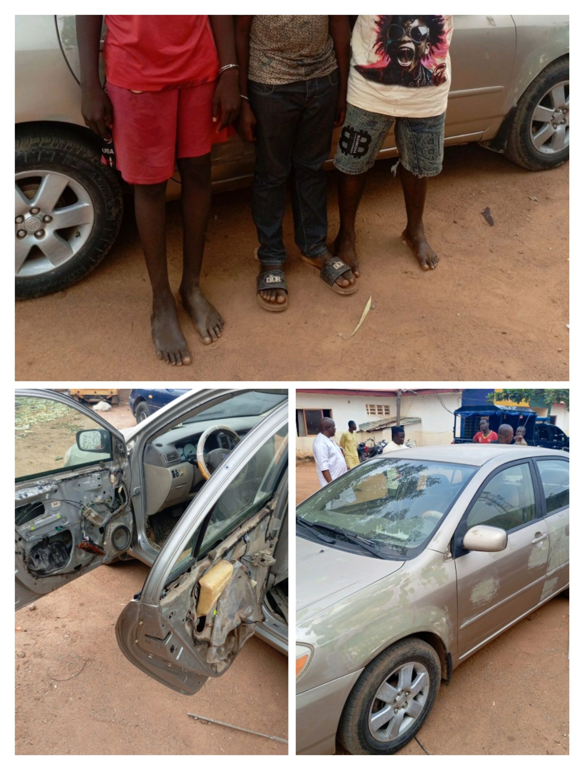 FCT Police Arrest Car Theft Syndicates; Recover Two Vehicles.