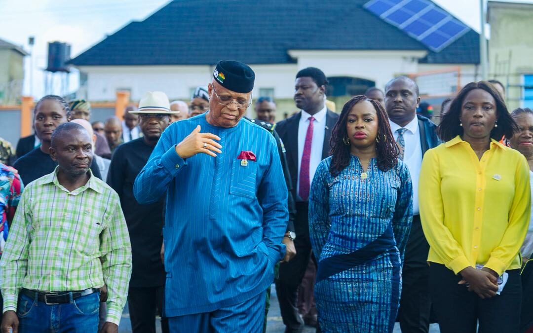 Akwa Ibom Governor Tours Key Projects To Keep Them on Track; Champions Women Contractors