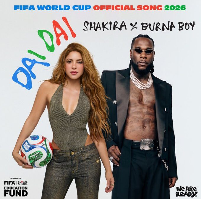 Shakira, Burna Boy To Perform Official World Cup Song At Opening Ceremony