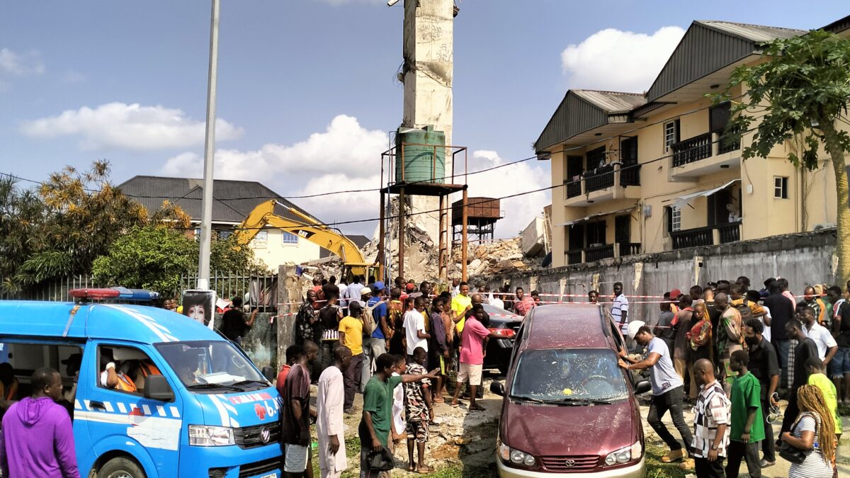 Rivers:Gov. Fubara Orders Closure of Collapsed Building Site As  Investigation Commences